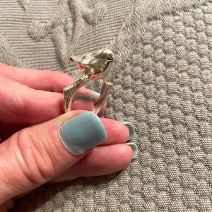 James Avery sterling silver retired bird ring size 7